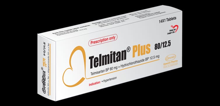 Tablet Telmitan Plus 80/12.5mg (14pcs)
